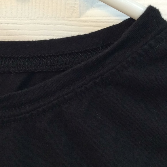 Azur Fit Black Crop Muscle Shirt S - Picture 2 of 4